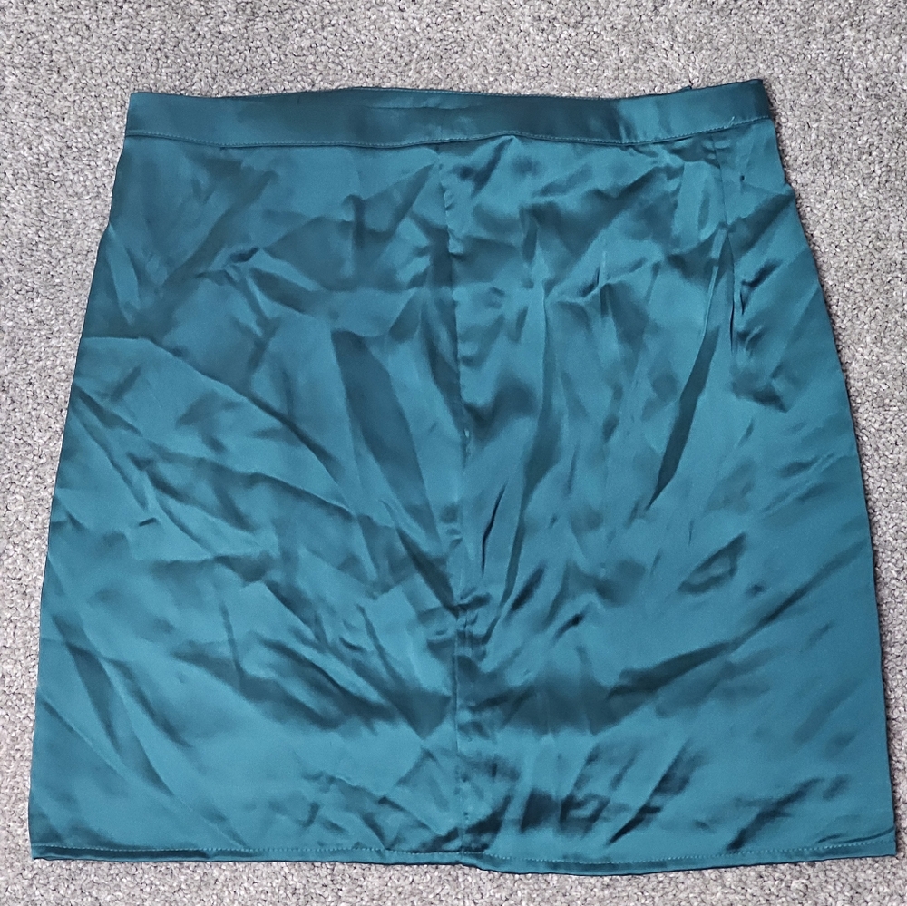 NWT - Sincerely Jules Green Mini Pencil Skirt Cocktail Size Large Gift